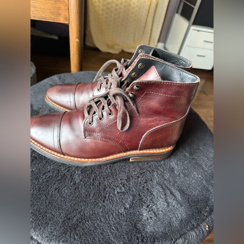 Men’s Thursday Boot Co. Captain Everyday Leather Boots Lace Up Size 8.5 - Picture 5 of 12